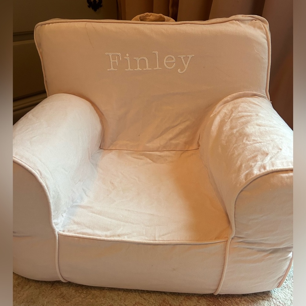 Pottery Barn My First Anywhere Chair Cover ONLY. FINLEY